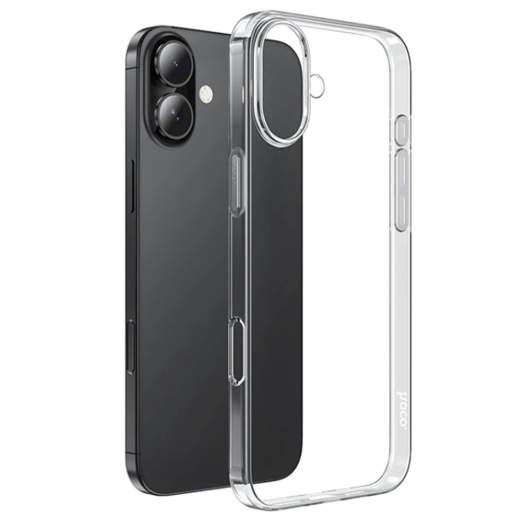 Силиконовый чехол для iPhone 16e Прозрачный