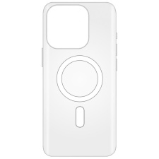 Чехол силиконовый Luxcase Magnet для  iPhone 14 Прозрачный